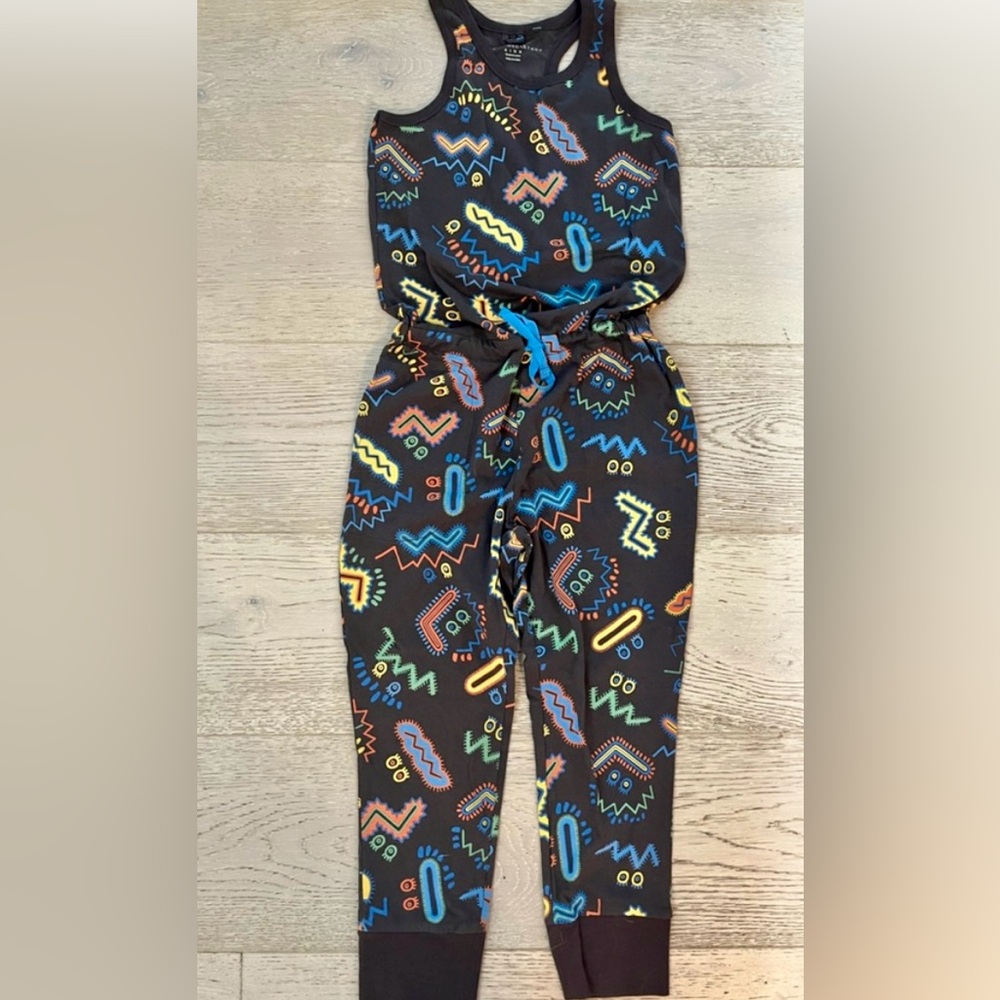 Stella McCartney Kids Abstract  Romper jumpsuit